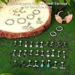 Boucles D’oreilles En Acier Chirurgical - Les Bijoux De Paô