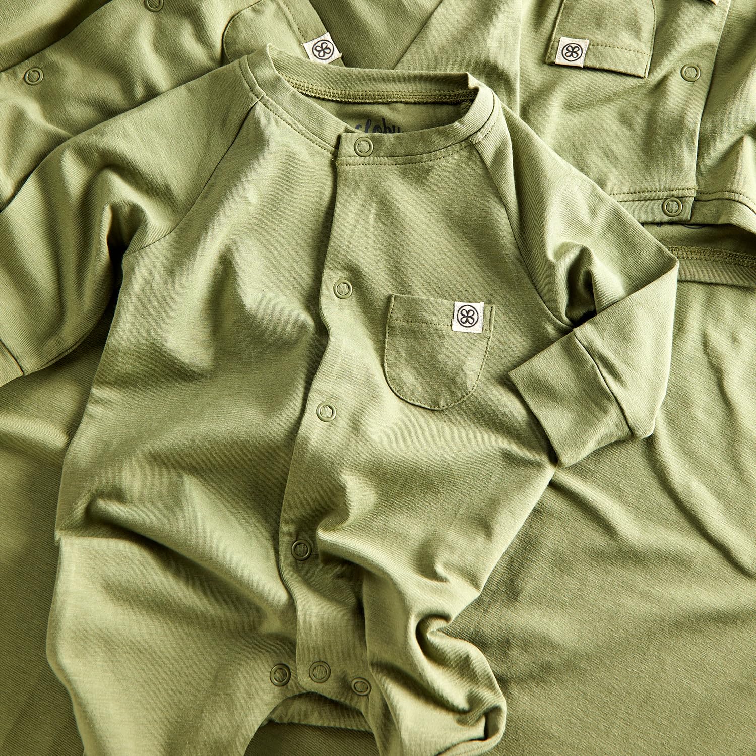Cloby CBY-UVS1-OG Overall/Strampler mit UV-Schutz (UPF 50+) olive (Gr. 50/56)