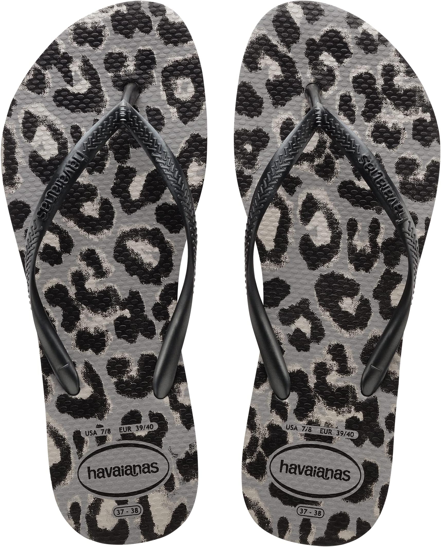 Havaianas Hav. Slim Animals Sand Grey Golden Flip Flops