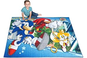 Franco Kids Sonic The Hedgehog Rug