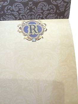 Punch Studio R Monogram 75-Page Mini Notepad - Magnetic