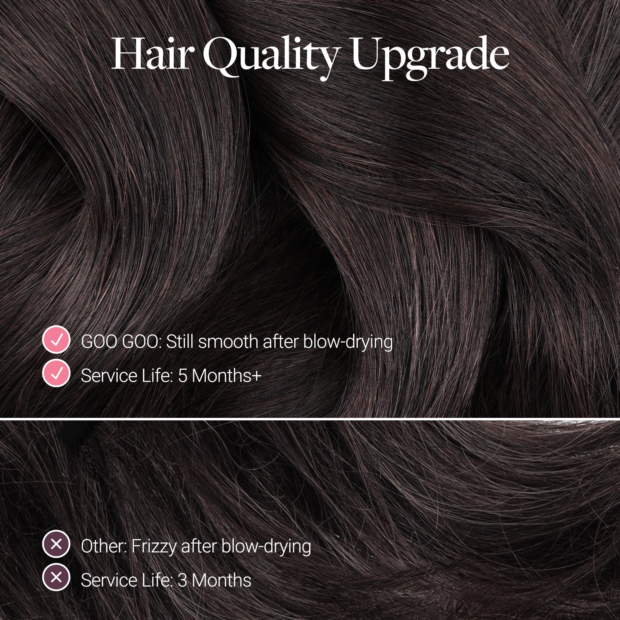 Amazon.com : GOO GOO Invisi Edge Clip in Hair Extensions 