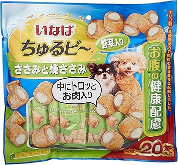 Amazon いなば 犬用おやつ ちゅるビ 袋入り ささみと焼ささみ 野菜入り おなかの健康配慮 10g 袋 いなばペットフード ビスケット クッキー スナック 通販