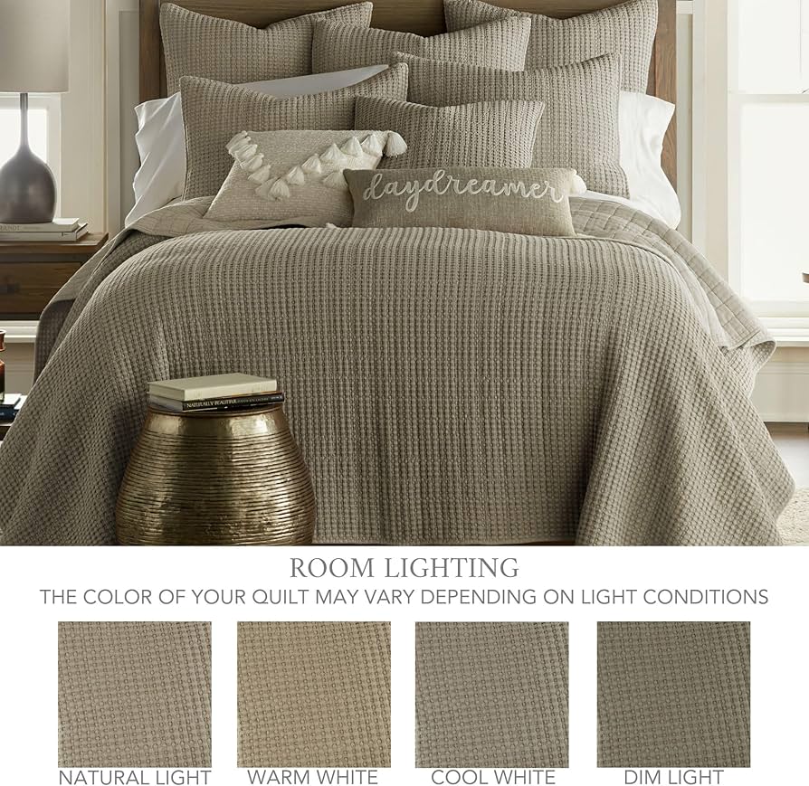 Amazon|Levtex Home - ミルズワッフル - ツインキルトベッド Amazon|Levtex Home - ミルズワッフル - ツインキルトベッド