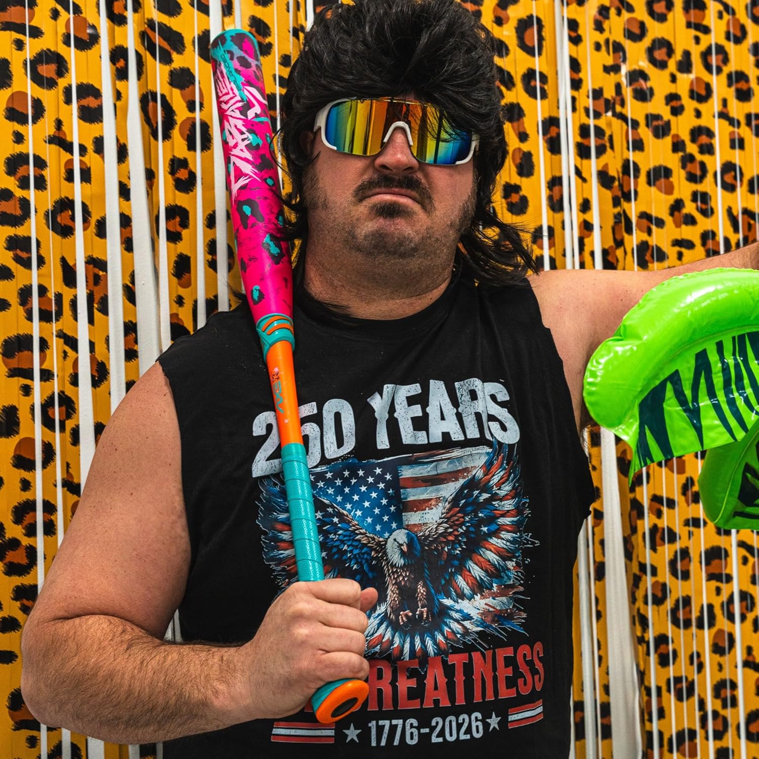 Axe | Debacle | 2-Piece Composite | Dual Stamp (USSSA/USA) Slowpitch Softball Bat | 13" Barrel | Balanced