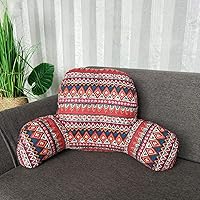 Vista 100 de Bohemian Printed Reading Pillow with Support Arms Soft Bed Rest Pillows Back Support Cushion for Kids Reading Watching TV Sitting Up in Bed Whale