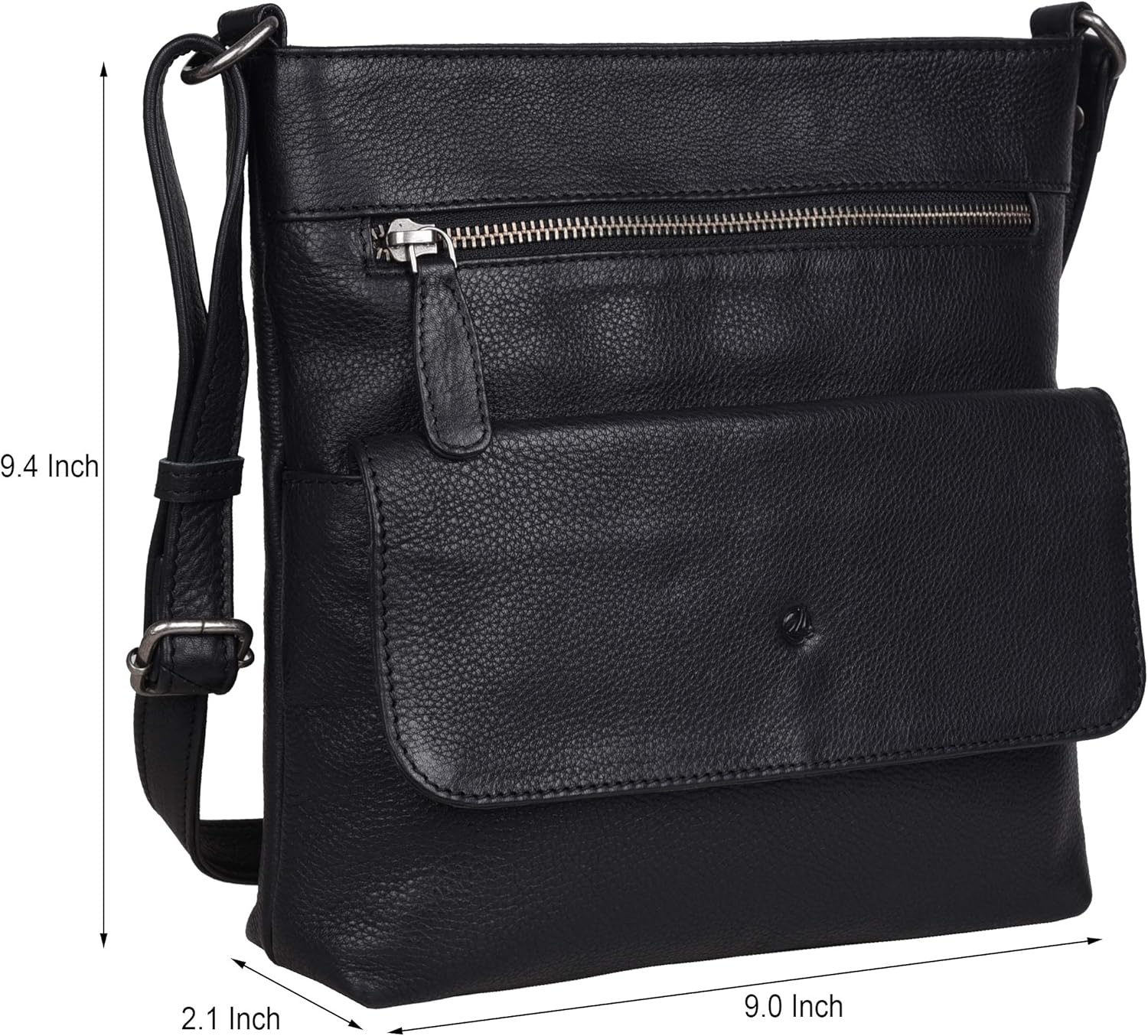 ANTONIO VALERIA Christmas Gift Piper Leather Crossbody Bag | Christmas Gift - Image 2