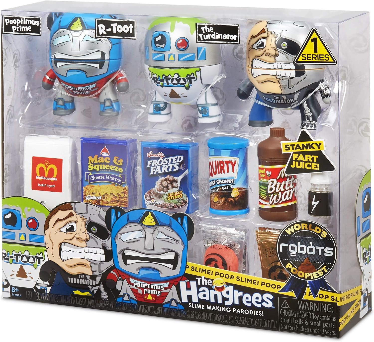 MGA Entertainment Hangrees World's Poopiest- Robots