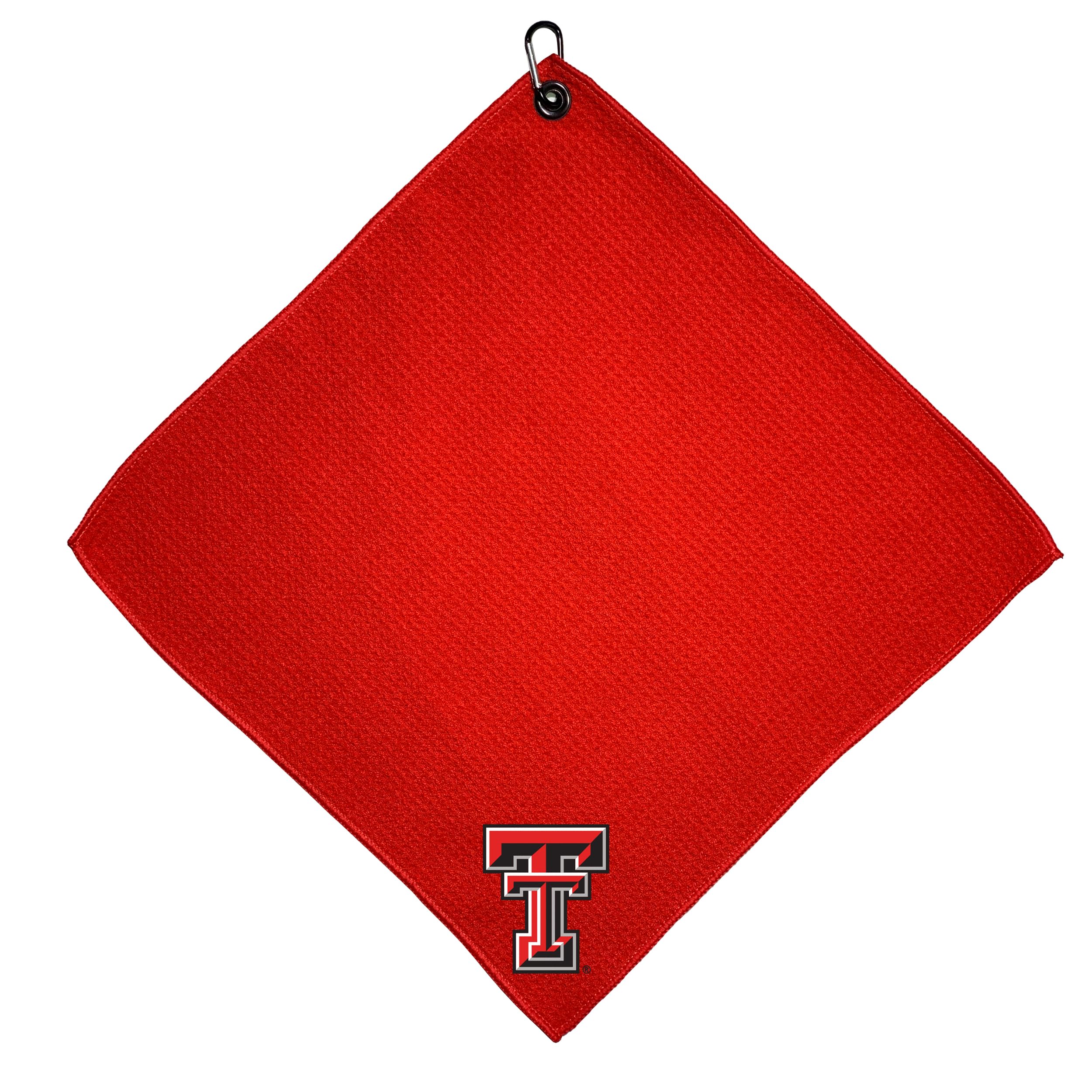 Team GolfNCAA Texas Tech Red Raiders Microfiber Golf Towel, 15x15 (Multicolor)