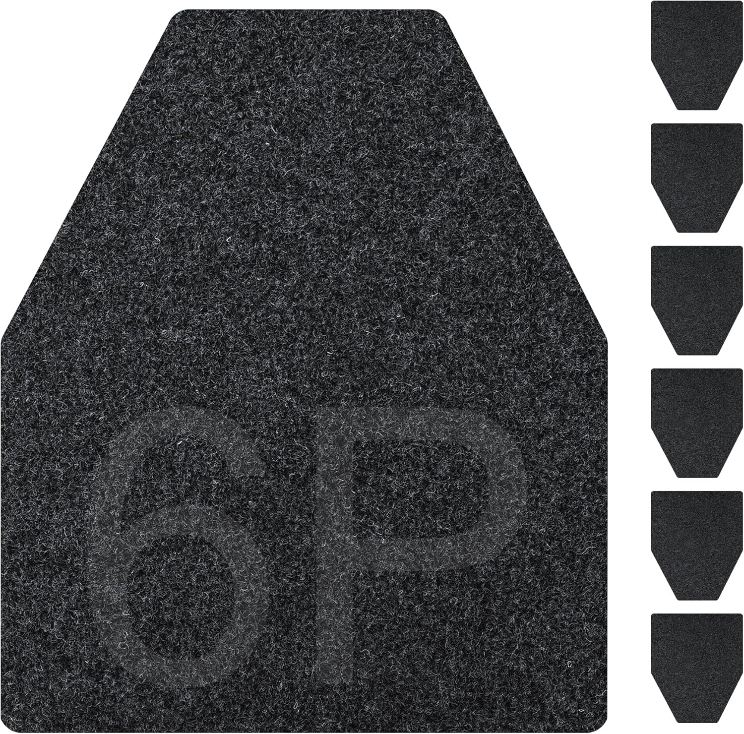 ToLanbbt 10PCS Urinal Mats for Men Bathroom Non-Slip Urinal Floor Mats Water Absorption Urinal Pads for Mens Room Disposable Commercial Toilet Urine Mats for Men’s Bathroom Restroom, Dark Gray