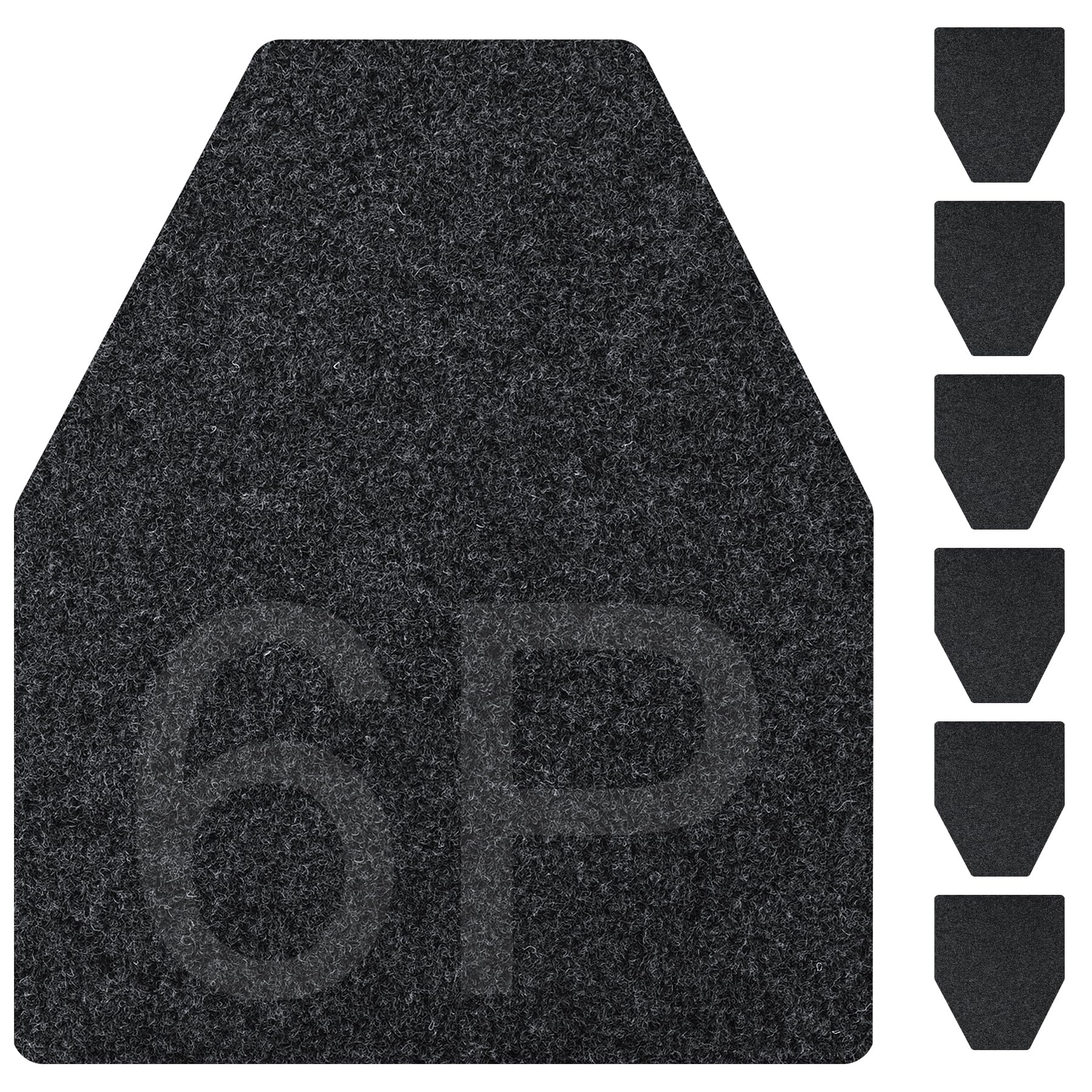 ToLanbbt 6PCS Urinal Mats for Men Bathroom Non-Slip Urinal Floor Mats Water Absorption Urinal Pads for Mens Room Disposable Commercial Toilet Urine Mats for Men’s Bathroom Restroom, Dark Gray