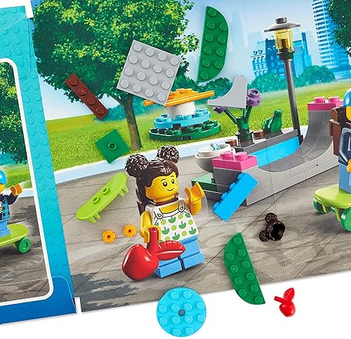 Miniatura 7 de Hallmark Tarjeta de cumpleaños para niños con Legos (kit de construcción de parque infantil, a partir de 5 años)