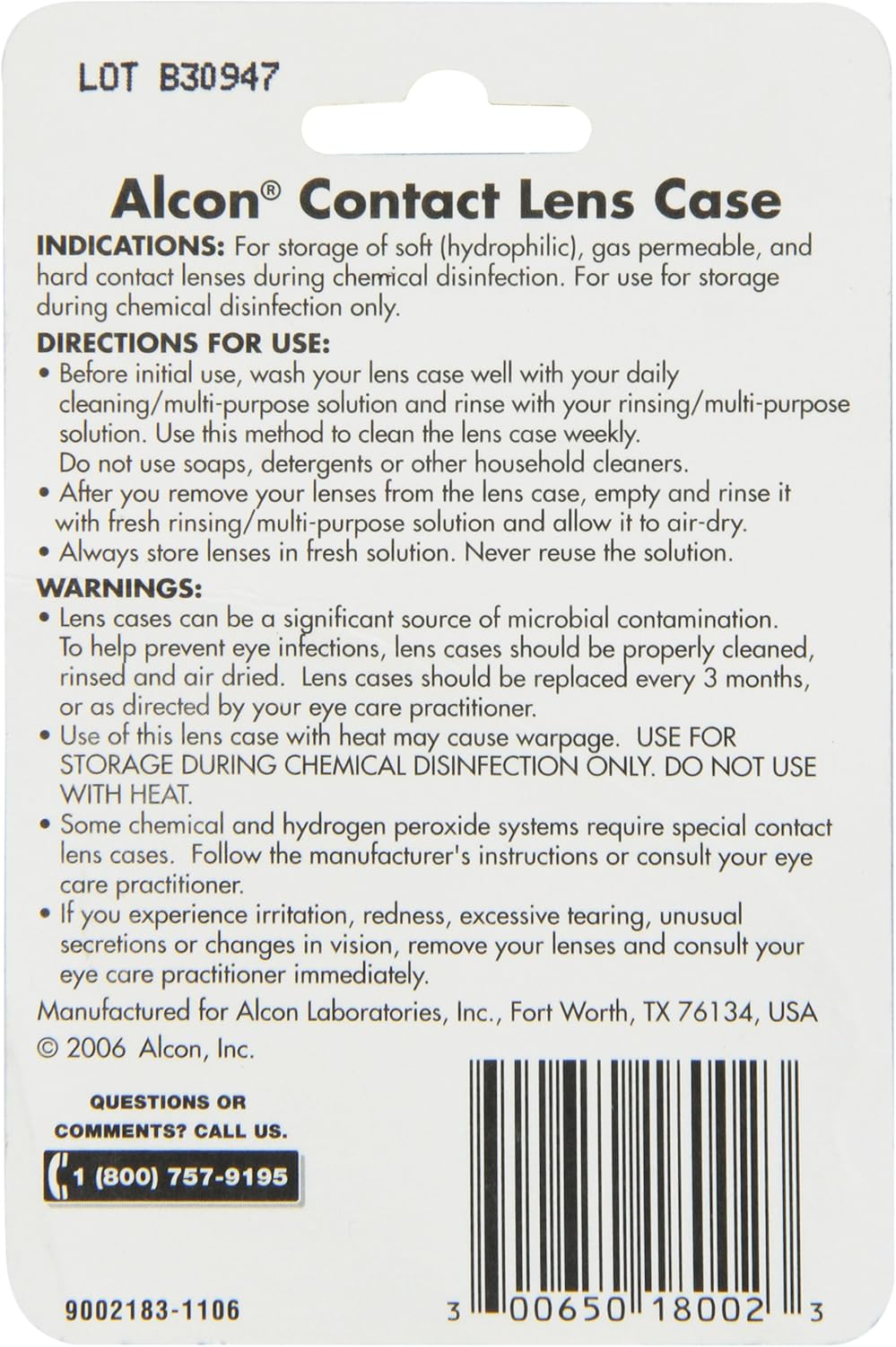 Opti-Free Contact Lens Case, 1 Pack : Health & Household