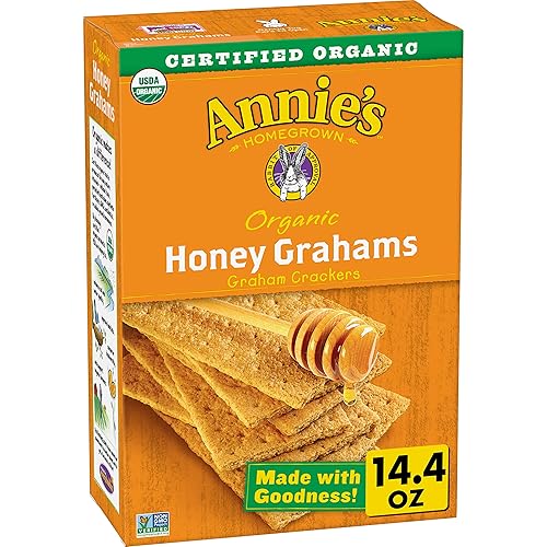 Miniatura 17 de Annie's Organic Cheddar Bunnies - Conejitos horneados de queso cheddar, Graham Snacks