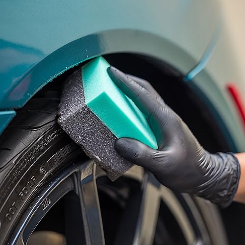 Miniatura 9 de Aplicador grande Durafoam contorneado para neumáticos Chemical Guys (ACC-300-5), pack de 5, paquete de de 2