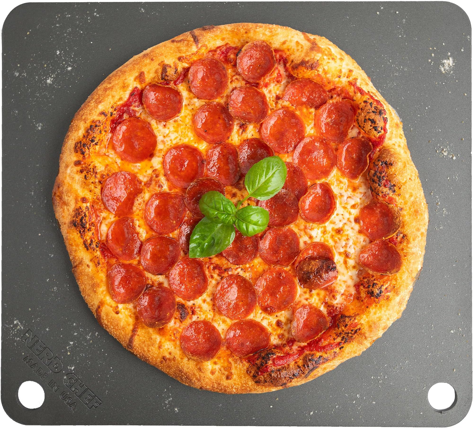NerdChef Steel Stone - High-Performance Baking Surface for Pizza (.25" Thick - Standard)