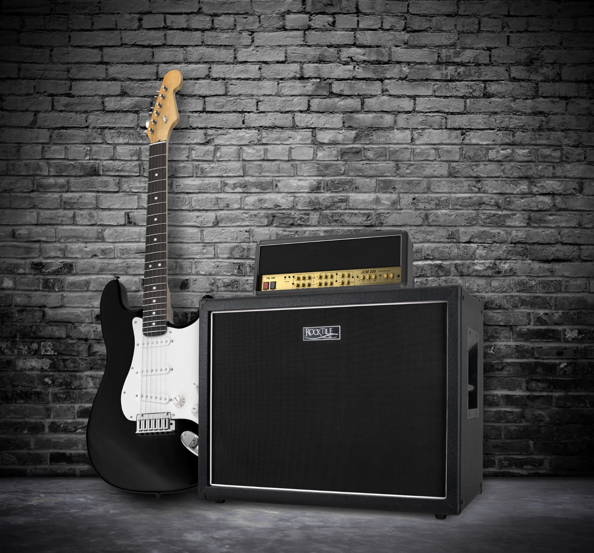 Rocktile GB212 Cassa per Chitarra - Cabinet per testate chitarra elettrica - 2x 12" speaker - Impedenza: 4, 8 o 16 Ohm - Potenza: 75 Watt Mono / 150 Watt Stereo - Ruote staccabili - Nero