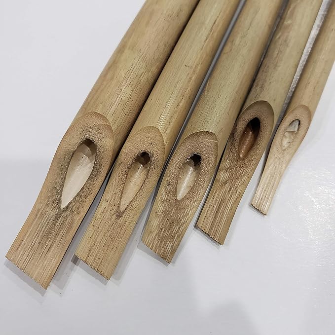 Arabic Calligraphy Bamboo pens Set of 5 pens Reed pens