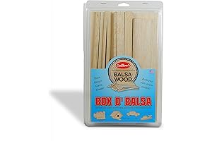 Guillow's Box O' Balsa Small Random Sizes Building Material