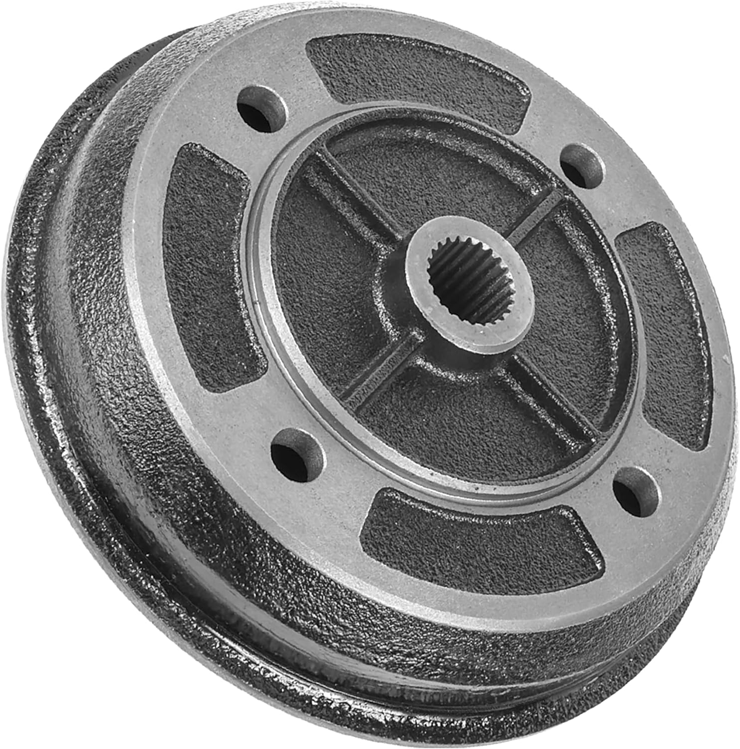 Caltric Front Brake Drum Compatible with Kawasaki Mule 2010 KAF540 1993 / Mule 2500 KAF620 1994-2000 / Mule 2510 KAF620 1994-2000 / Mule 2510 Diesel KAF950 2000-2001/41038-1227 410381227