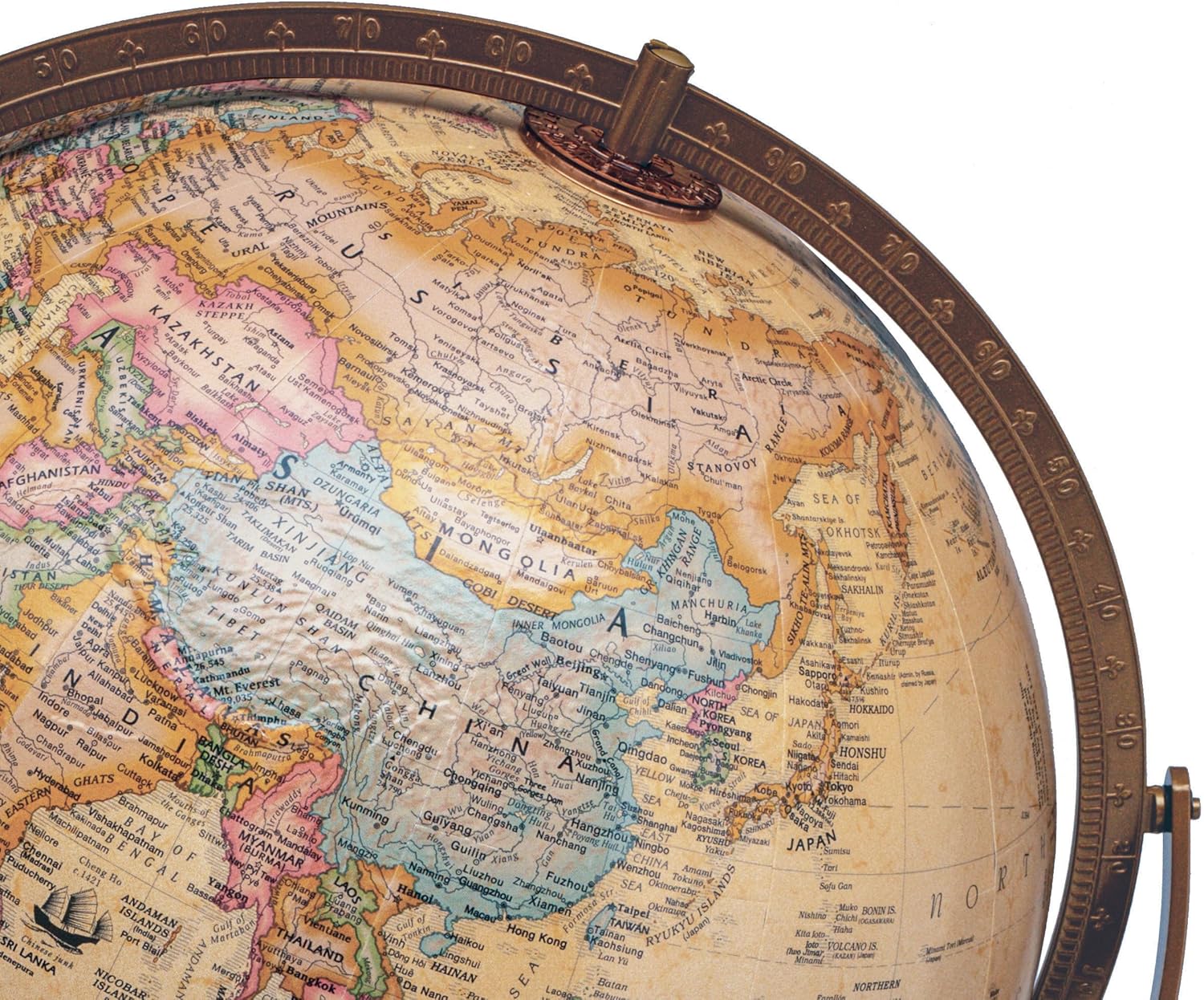 Replogle Treasury 12" Floor and Desktop Geographic Convertible Globe (Antique)