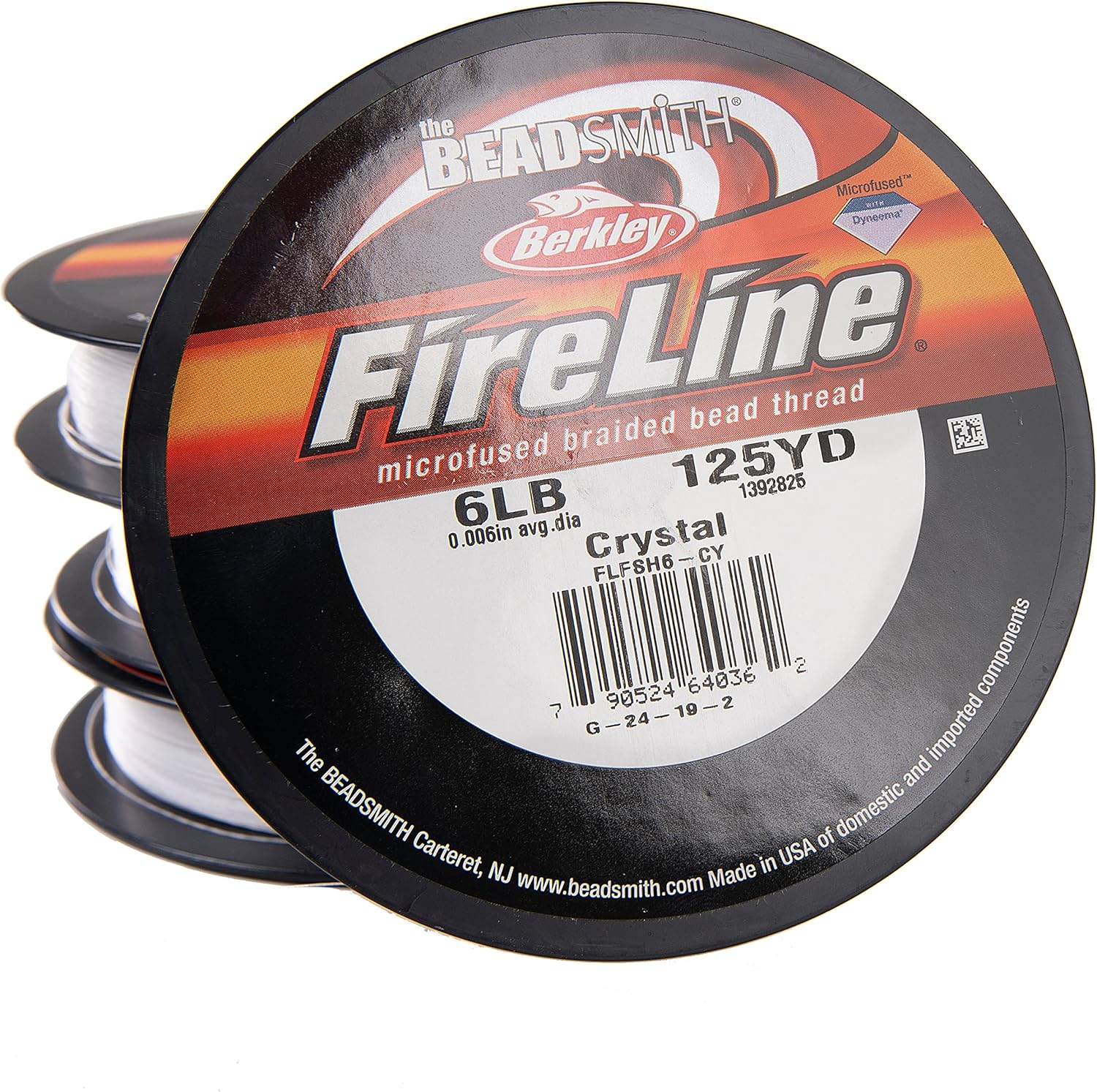The Beadsmith Fireline by Berkley MicroFused Braided Thread 6lb