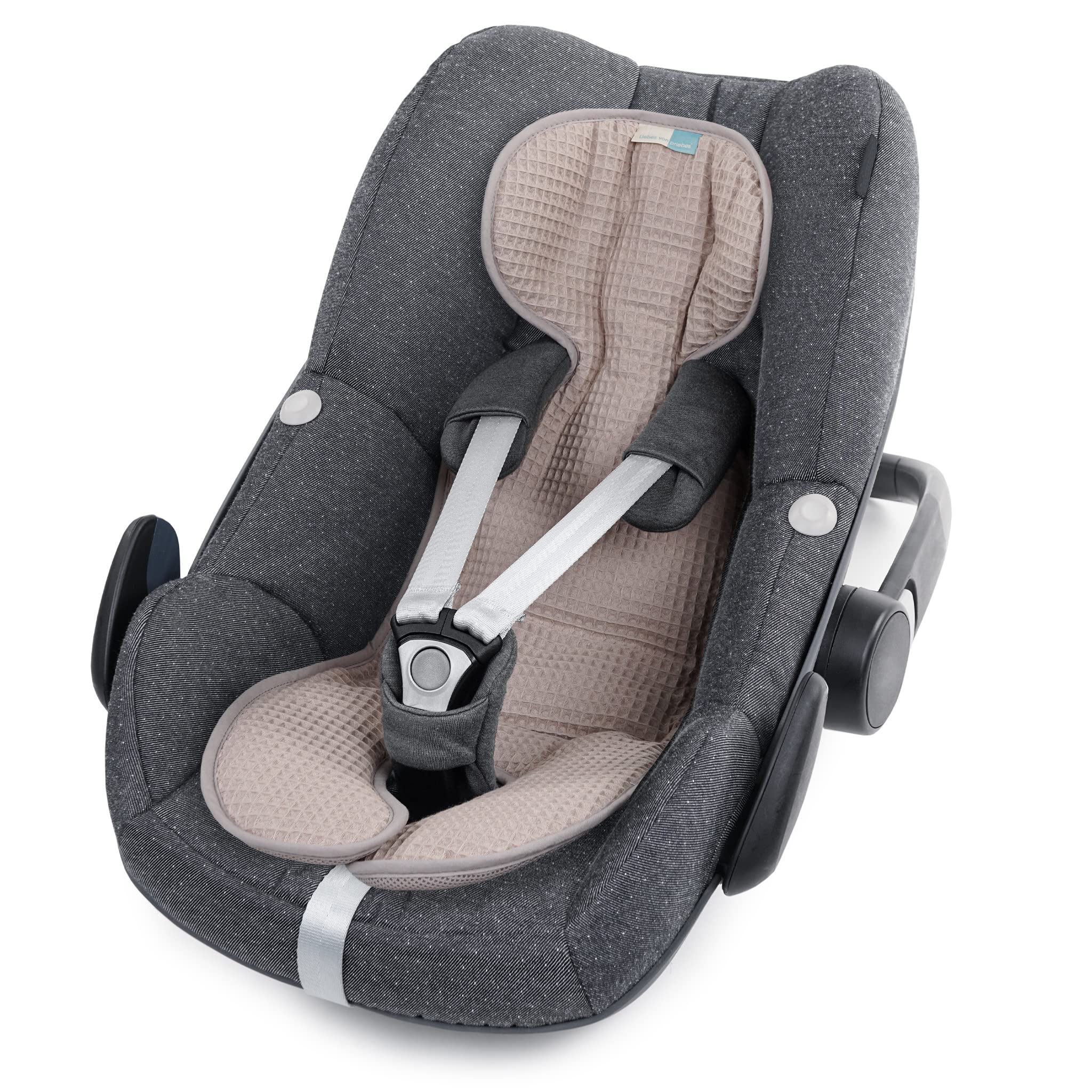 Coolair 2in1 Sitzauflage Babyschale Reboarder Gruppe 0 I Schonbezug 2 seitig verwendbar Meshstoff & Baumwollstoff I Sitzeinlage waschbar & atmungsaktiv I Sitzverkleinerer