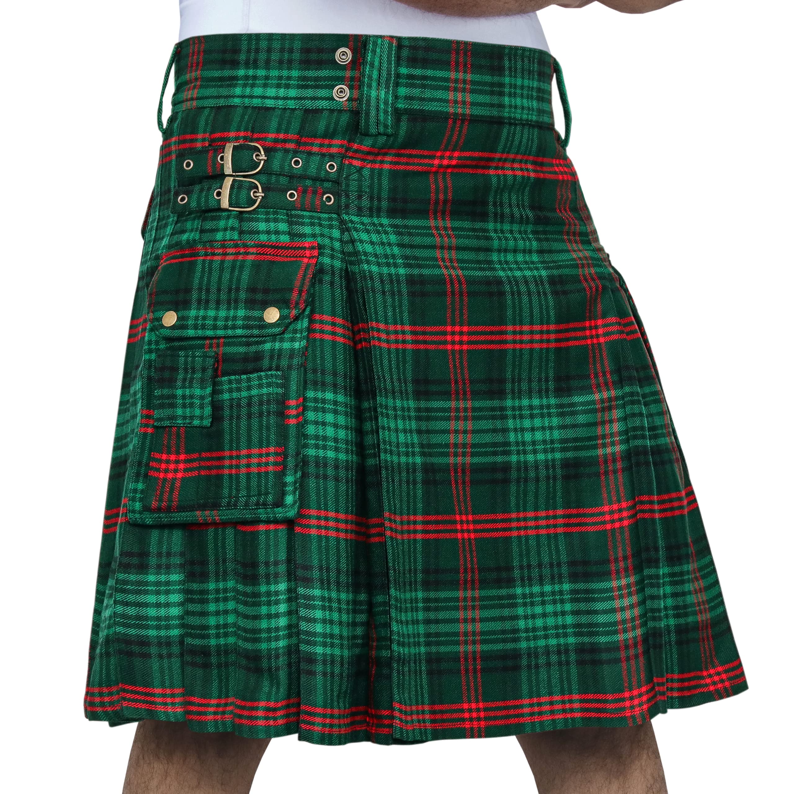 DSS KILTS- Men's Heavy Tartan Utility Kilt-Kilt for Men