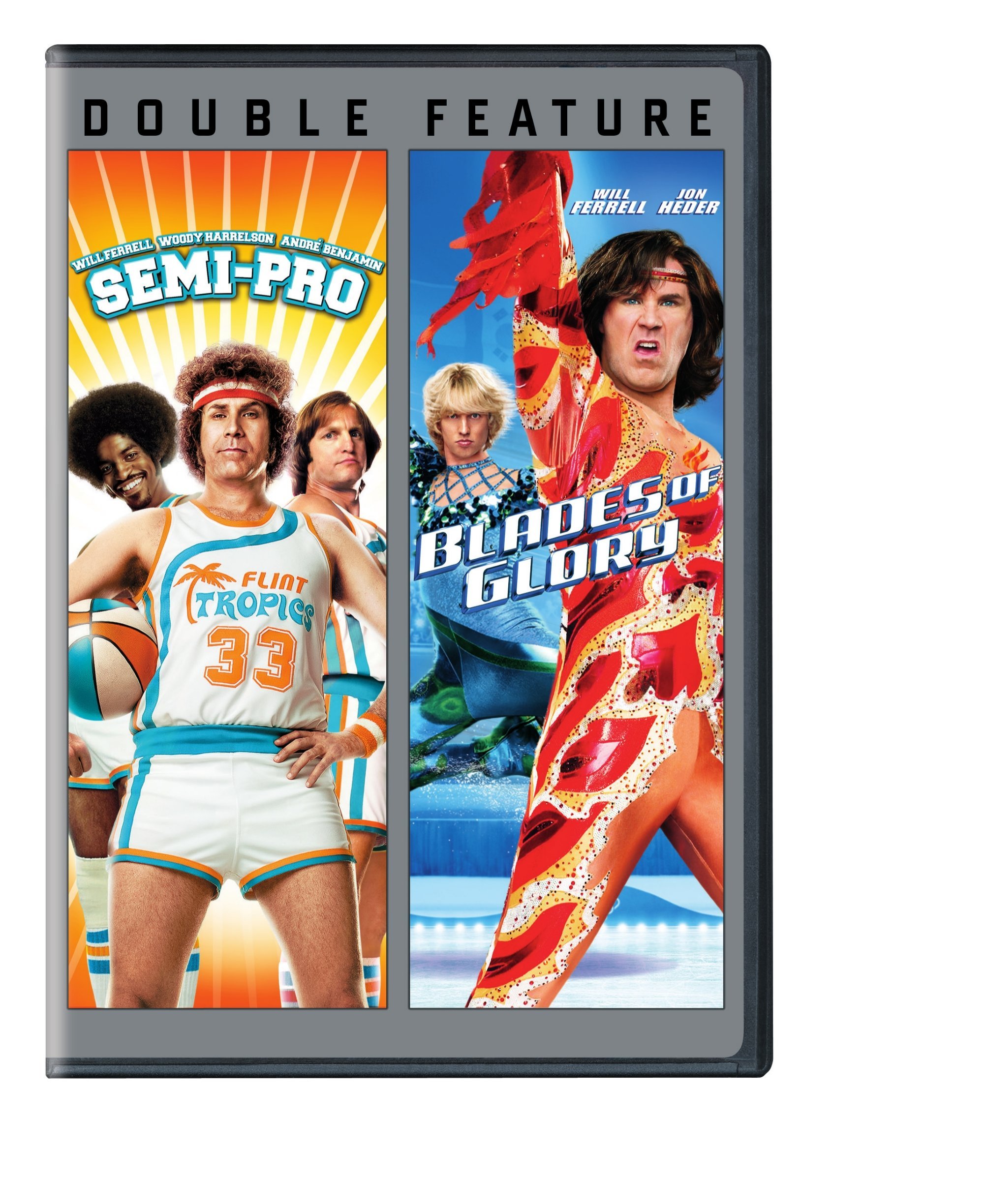 Blades of Glory y Semi-Pro películas en DVD para tardes de risas con amigos y palomitas