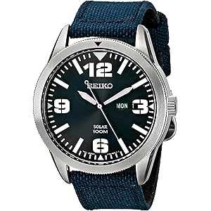 Amazon.co.jp: SEIKO セイコー ソーラー ミリタリーパイロット
