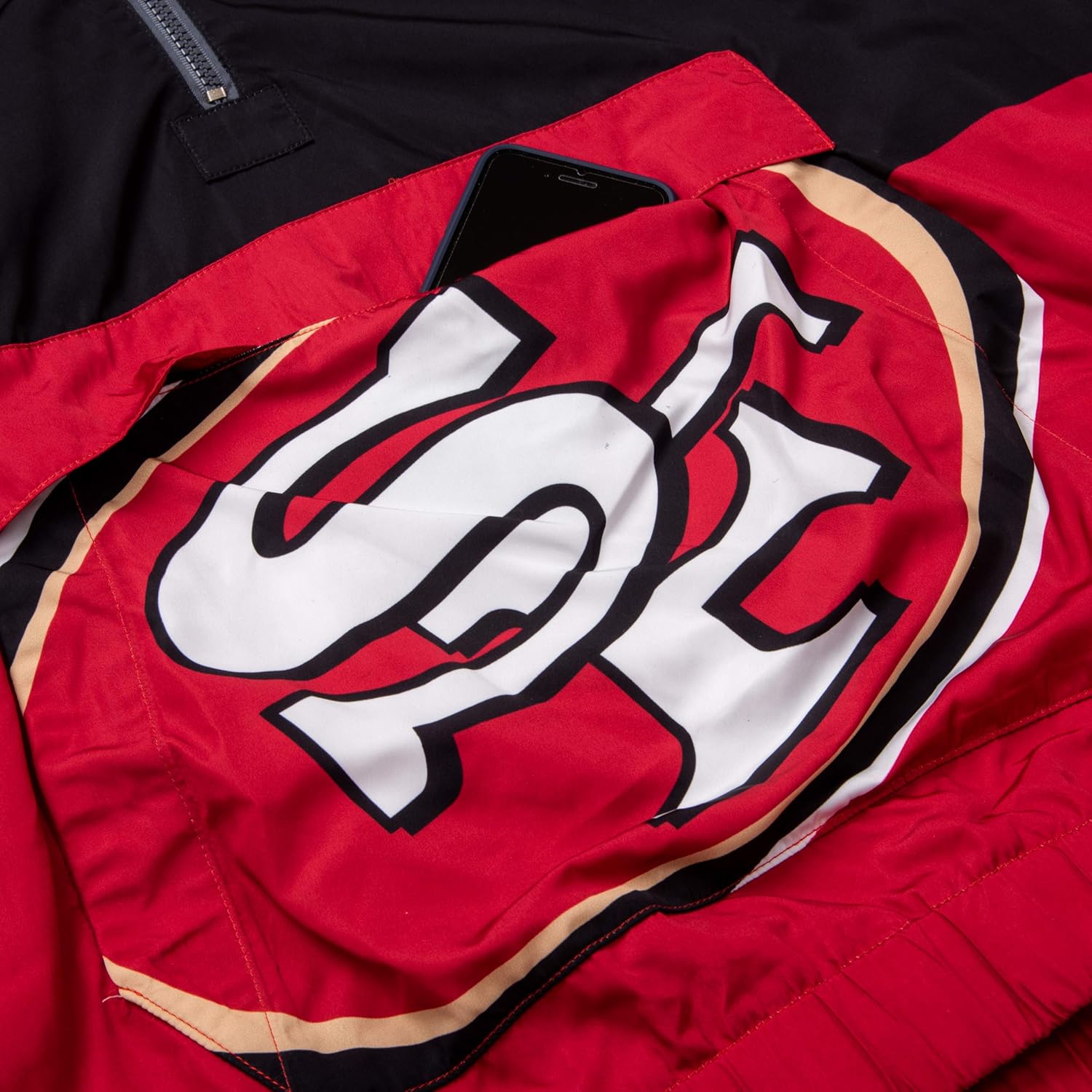 FOCO NFL mens Nfl Team Logo Warm-up Windbreaker - Image 3