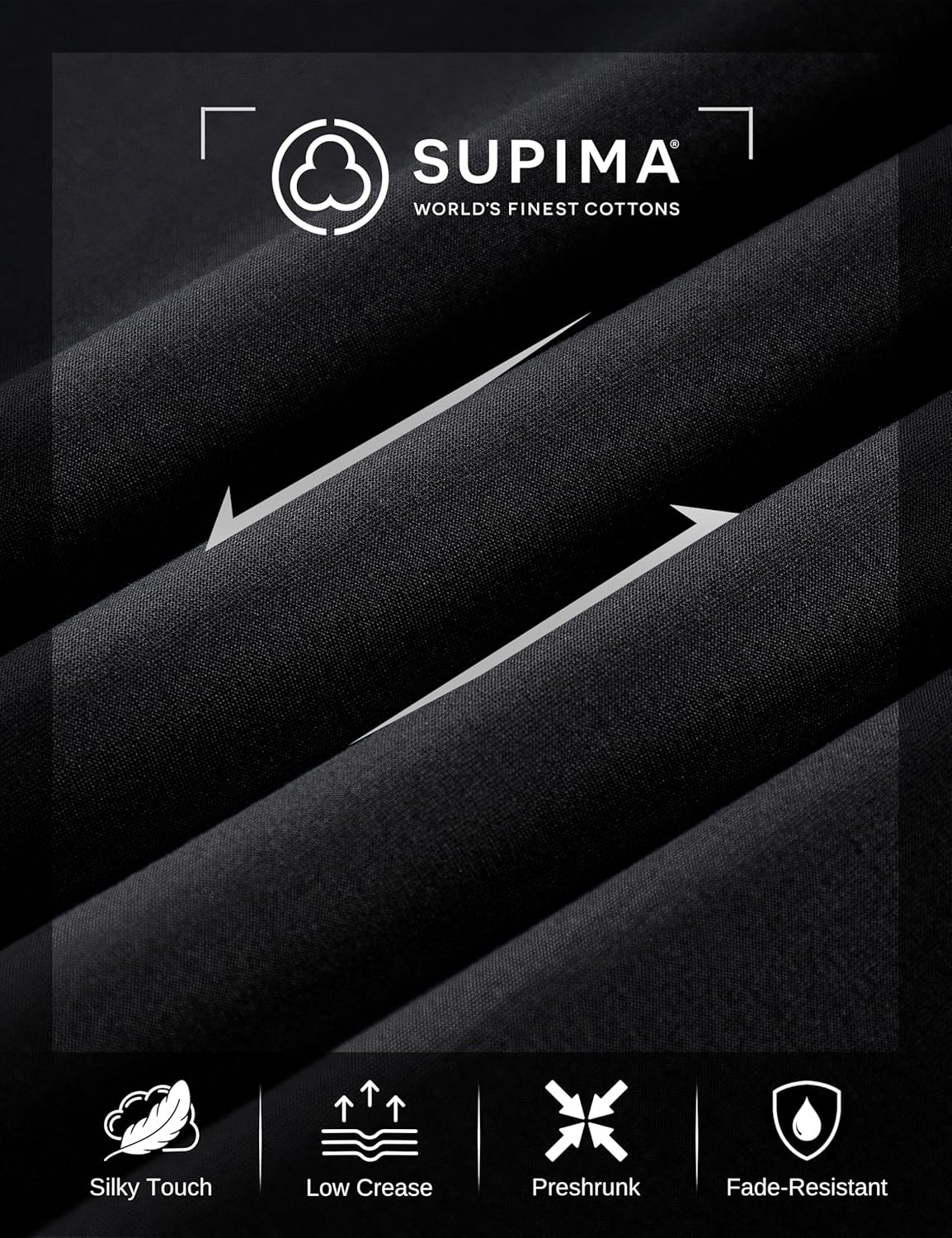 Women’s Supima® Mercerised Cotton V-Neck T-Shirt – USA-Grown Cotton, Luxury Finish, Short Sleeve, Flattering Fit - Image 4