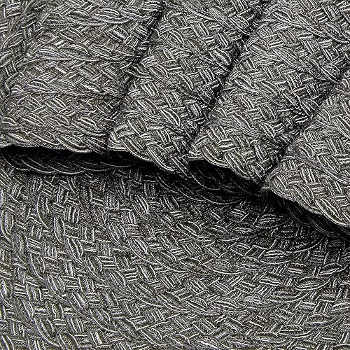 Miniatura 2 de SHACOS - Juego de 6 manteles individuales circulares y trenzados para mesa de comedor, tejidos, antideslizantes, gruesos y lavables, de 15 pulgadas,