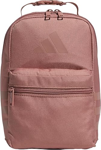 Miniatura 18 de adidas Santiago Lonchera unisex con aislamiento para mujeres y hombres, contenedor de alimentos con bolsillo de malla, Talla única Plata Violeta