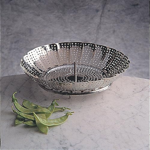 Miniatura 3 de RSVP International Endurance Kitchen Collection - Vaporizador de verduras expandible 9 pulgadas acero inoxidable