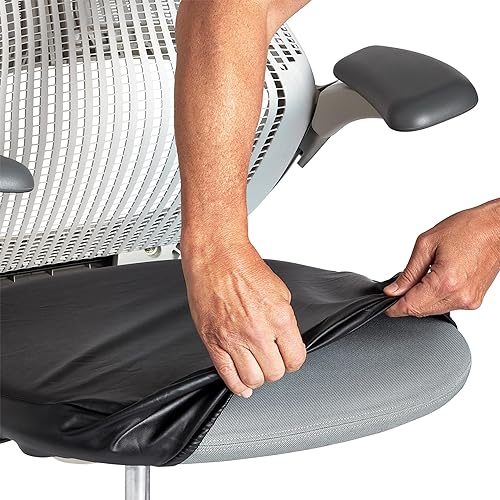 Fundas de asiento para silla de escritorio de oficina, resistentes al agua, lavables, sin arrugas, transpirables, elásticas, suaves y antipolvo,
