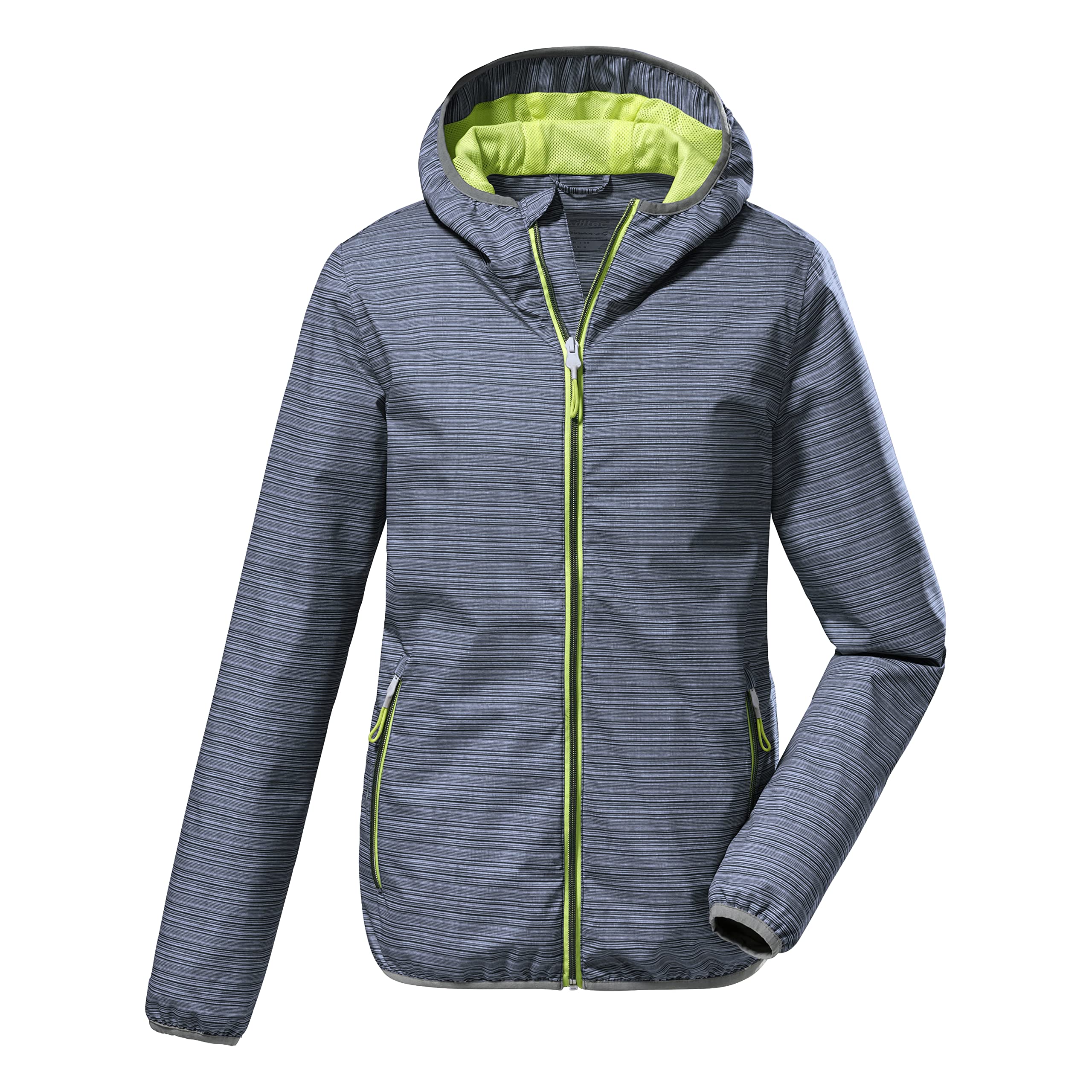 Killtec Trin Wmn Jckt A functionele jas voor dames, regenjas met capuchon, opvouwbaar