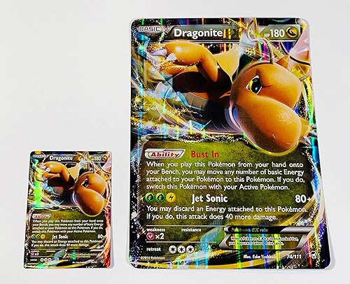 Miniatura 3 de 5 cartas de Pokémon jumbo de gran tamaño en los cargadores principales Juegos de arte completo sin explotar de EX GX Legendary