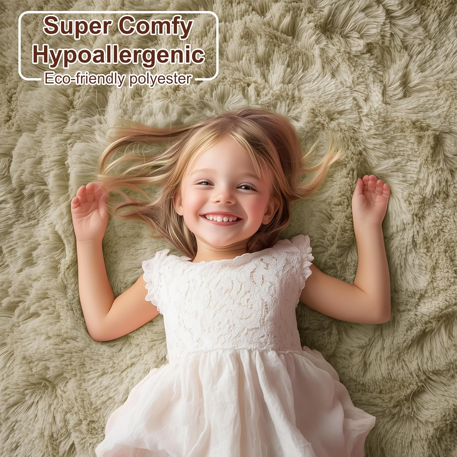 pagisofe fluffy large living room 5x7 area rugs,fuzzy shag shaggy rug soft plush fur beige carpet for room decor,indoor modern rugs for living room bedroom dorm kids room decor nursery beige rug 5' x 7' (rectangular) beige
