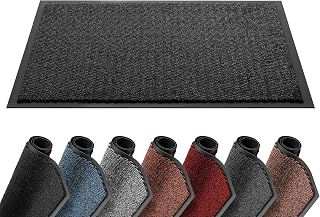 Lexell Door Mats Indoor Highly Absorbent Dirt Trapper - Heavy Duty Non Slip Rubber Back Washable Door Mat for Entrance, Kitchen, Outdoor Floor Mat