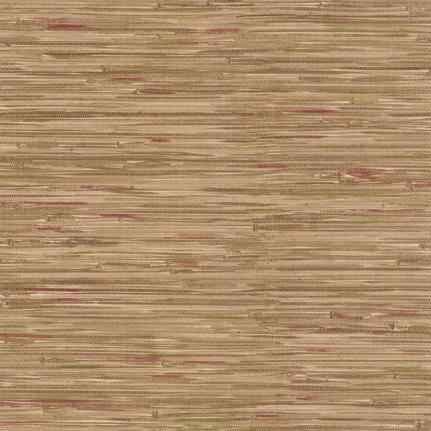 Brewster 414-44139 Faraji Light Brown Faux Grasscloth Wallpaper