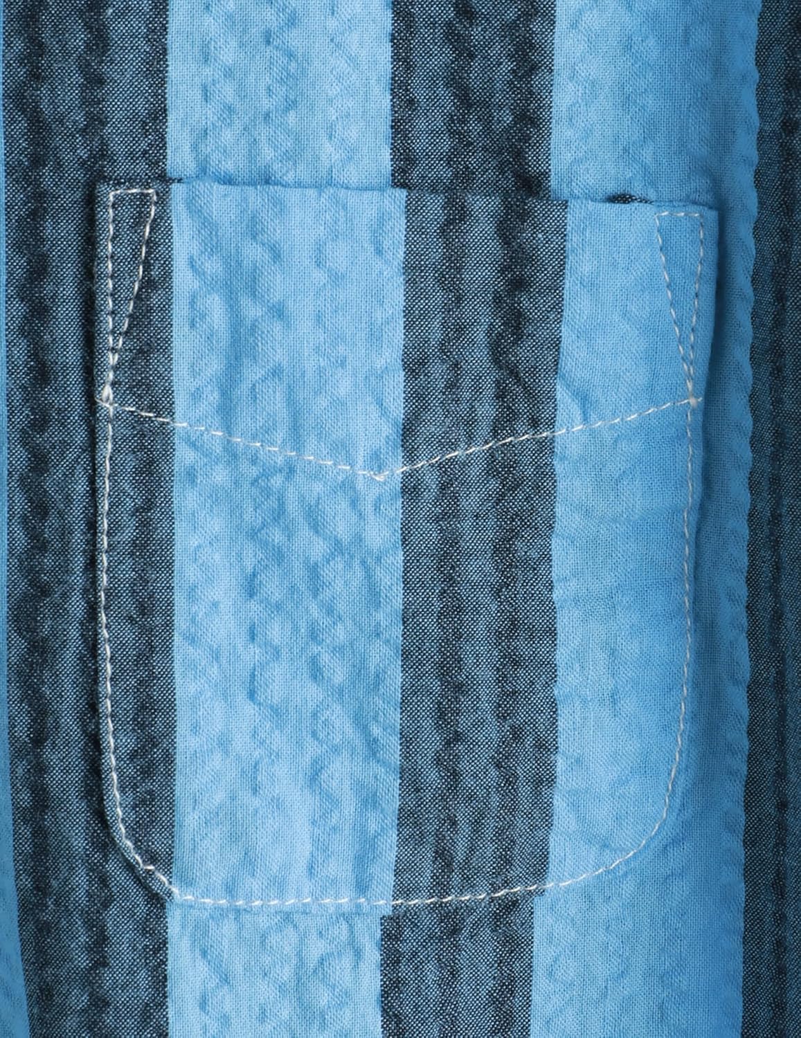 VATPAVE Boys Button Down Shirt Short Sleeve Casual Hawaiian Shirt Cuban Collar Summer Beach Shirts with Pocket - Image 6