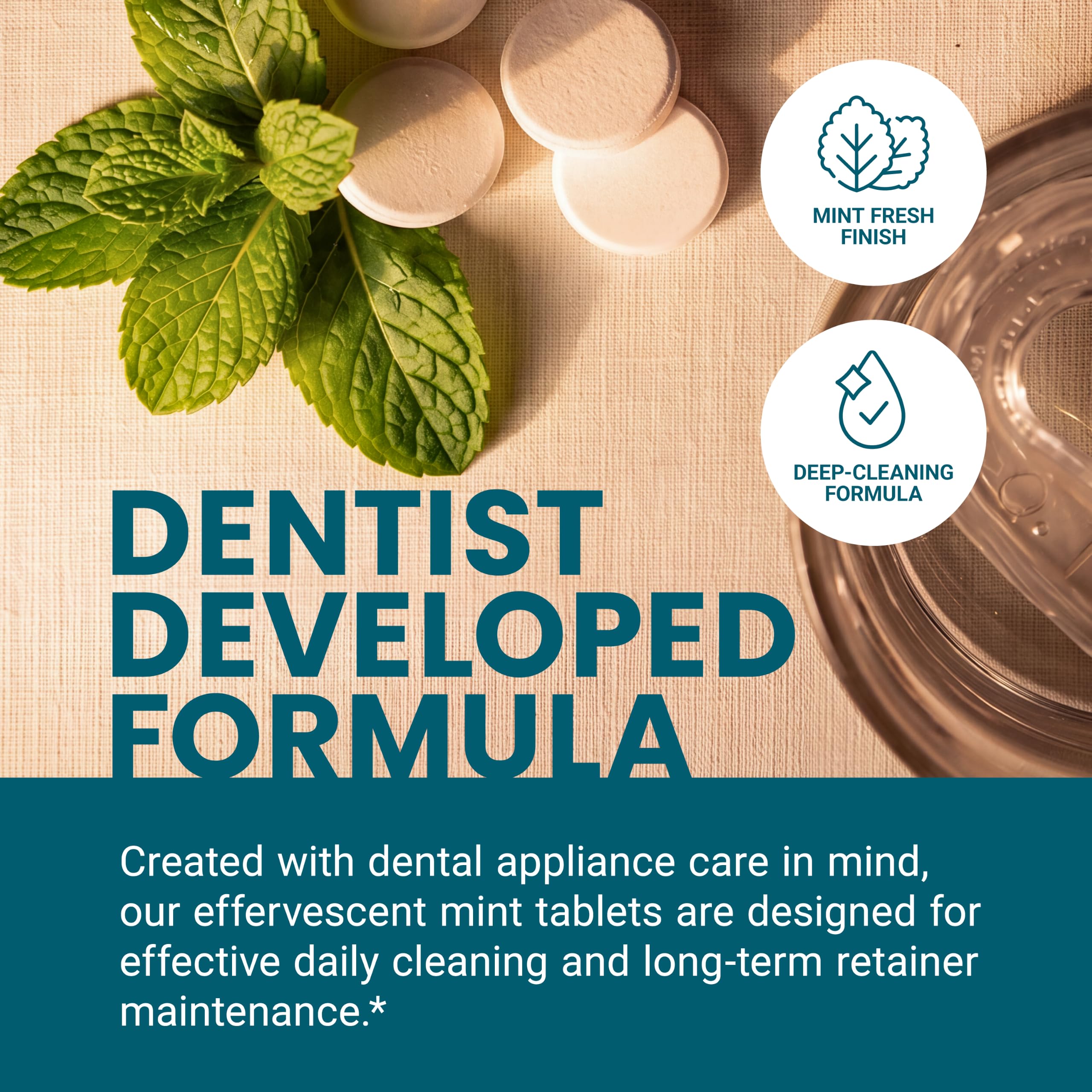 M3 Retainer Cleaner Tablets - Denture Cleaning -3 M3 Retainer Cleaner Tablets - Denture Cleaning -3