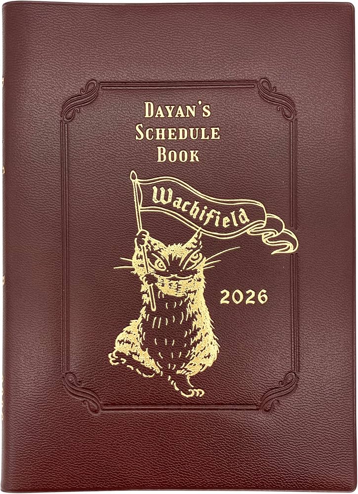 Amazon.co.jp: ダヤン 手帳 2026年 B6 ウィークリー 濃茶 942104 (2025