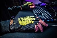 Vista 6 de Ironclad Guantes para juegos de PC, ajuste de precisión, agarre de silicona de rendimiento, construcción que absorbe la humedad, 1 par, ES-IPC-04-L