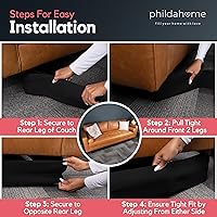 Vista 7 de Bloqueador debajo del sofá para juguetes de niños y mascotas, bloqueador de juguetes para debajo del sofá, se adapta a sofás de dos plazas estándar