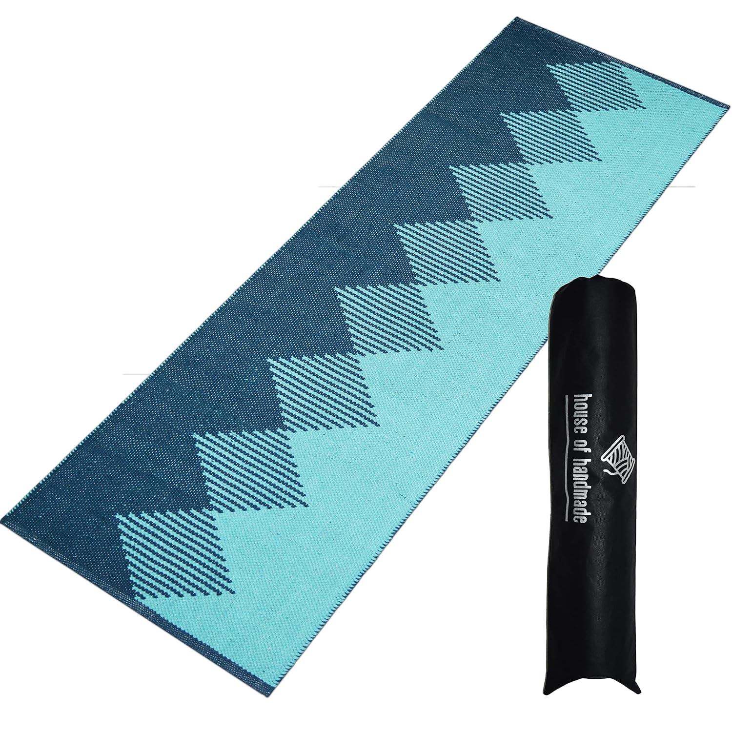 House of Handmade™ Yoga mat for Women and Men, 2X6 Feet, NonSlip