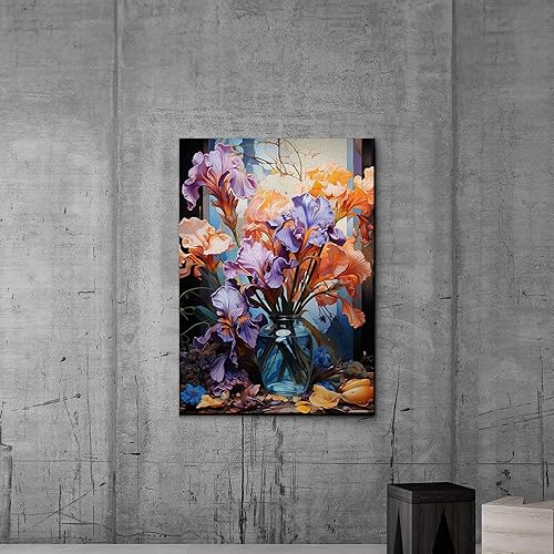 Miniatura 2 de Provence Blooms, Acrylic Iris Prints, Captivating Canvas Wall Art Celebrating the Beauty of Flowers, Canvas, Art Print