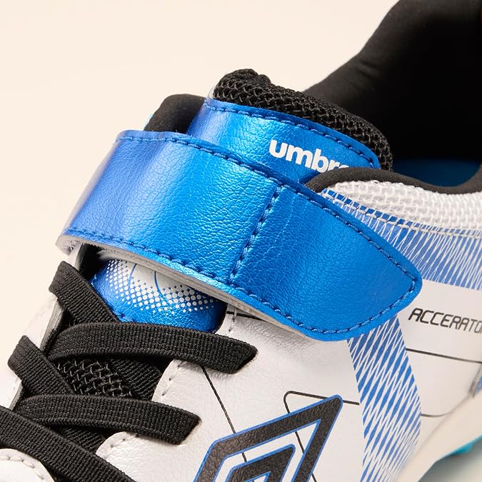 Umbro Unisex Children's Soccer Athletic Shoes, Accelerator, JR Wide, Flexible, Cushioning, Resilient, School, Junior Kids, Training Shoes