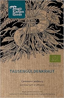 Centaurée (Centaurium erythraea) - env. 450 graines bio de fleurs sauvages Plante médicinale en voie d'extinction
